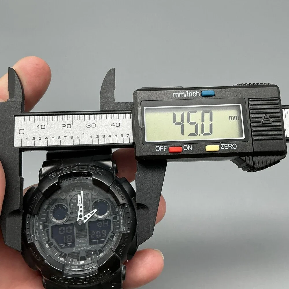 Casio G-Shock 5081 GA-100 Mens Watch 45mm Black Analog Digital Alarm New Battery